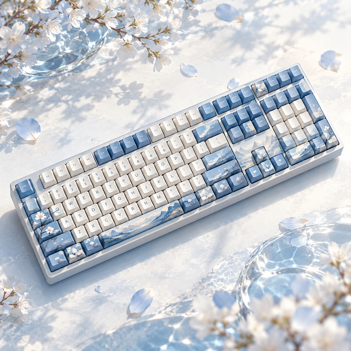 Blue Keycaps — color collection inspiration