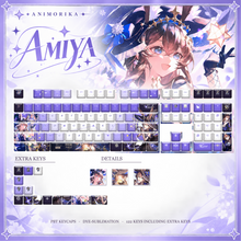 Amiya Starlight Symphony — Arknights 122-Key PBT Dye-Sub Keycap Set