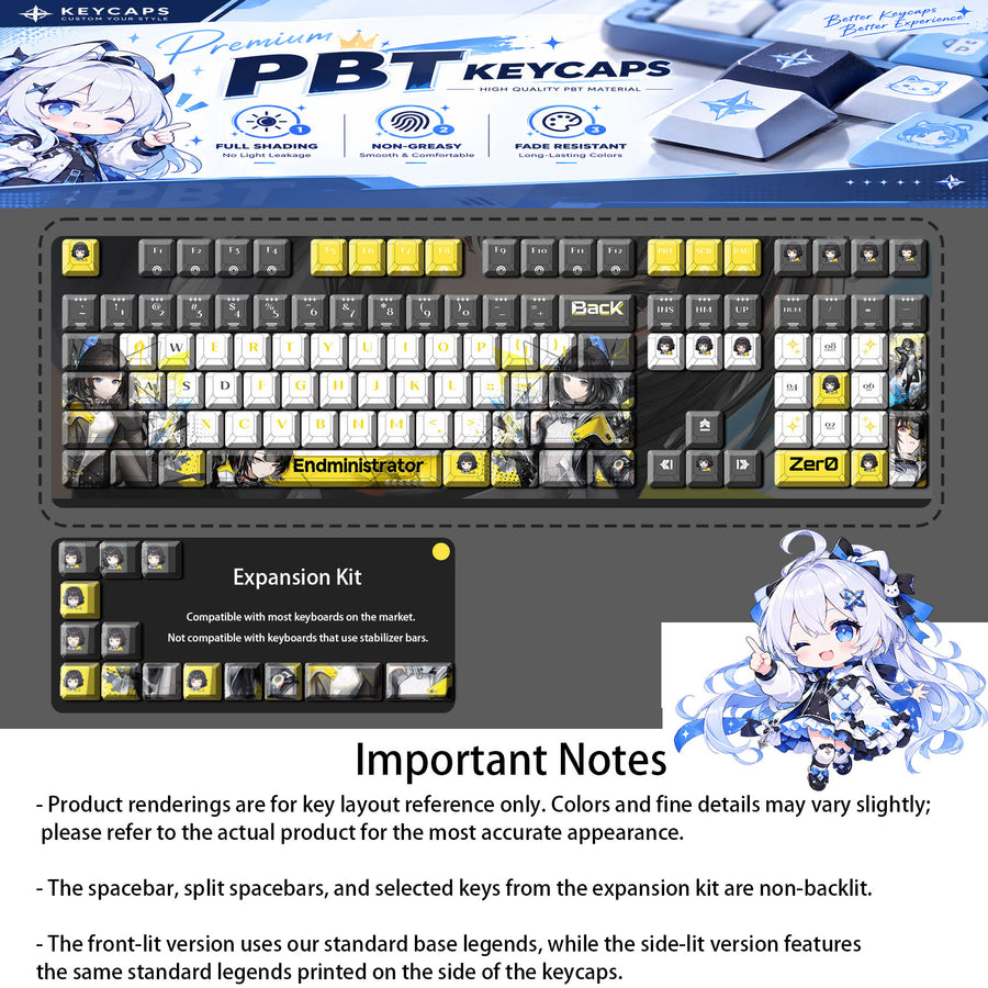 Endministrator — Arknights: Endfield 122-Key PBT Dye-Sub Keycap Set
