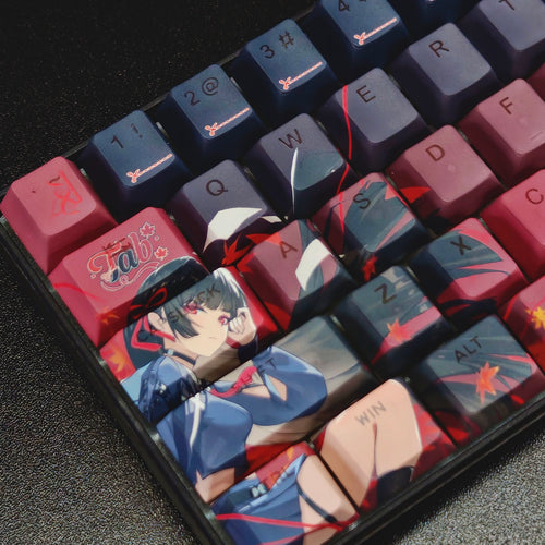Kuchiba Chisa — Wuthering Waves 122-Key PBT Dye-Sub Keycap Set