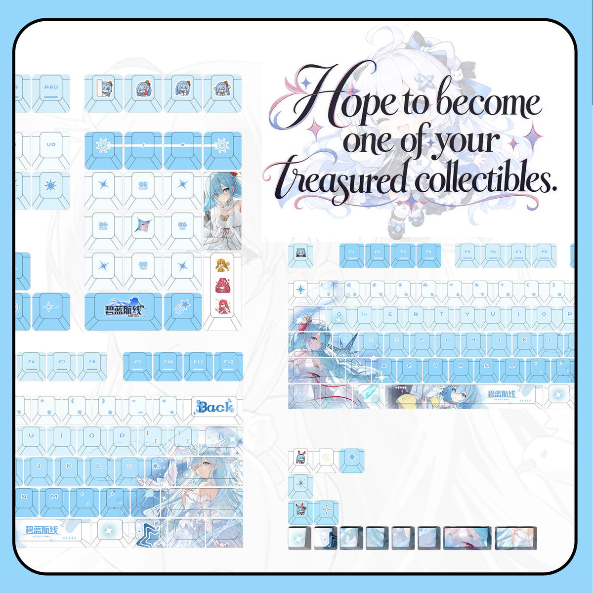 Janus — Azur Lane 122-Key PBT Dye-Sub Keycap Set