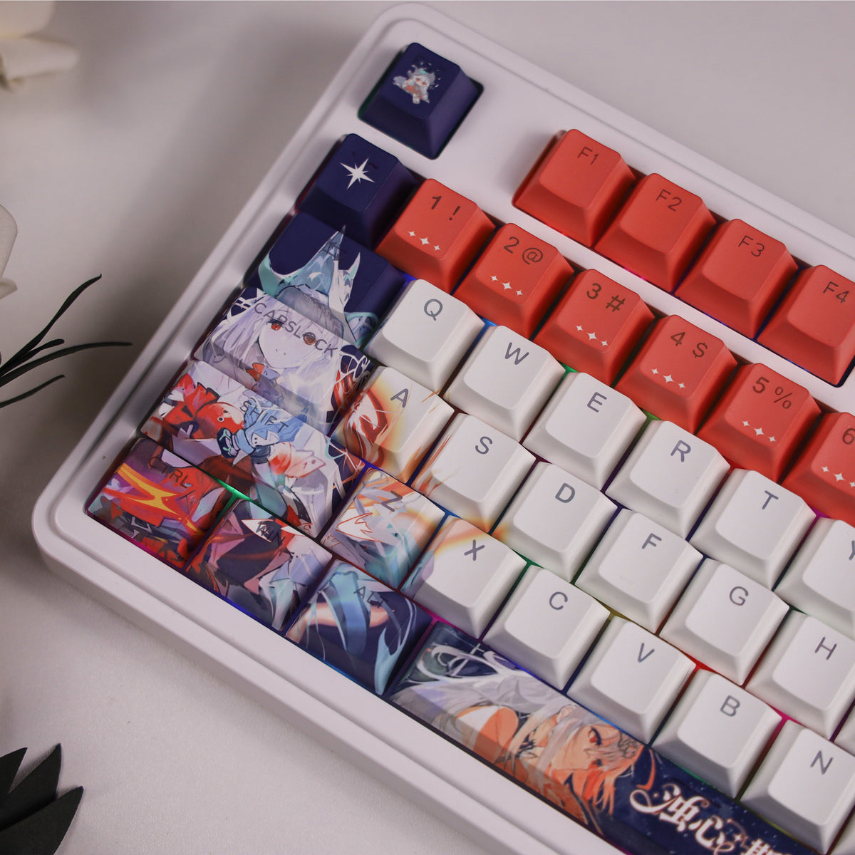 Skadi the Corrupting Heart — Arknights 122-Key PBT Dye-Sub Keycap Set