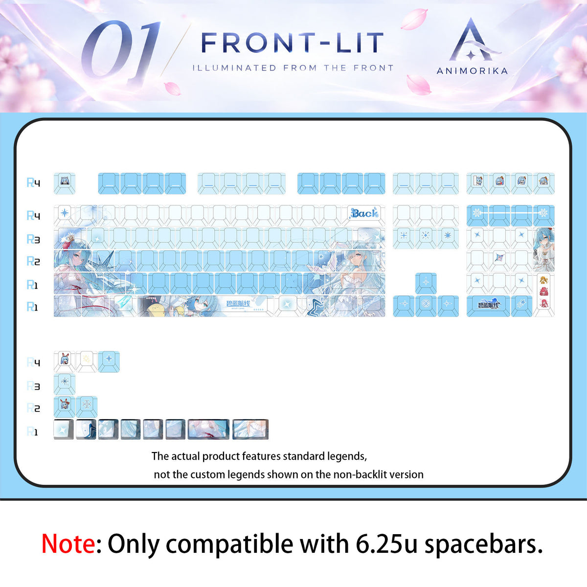 Janus — Azur Lane 122-Key PBT Dye-Sub Keycap Set