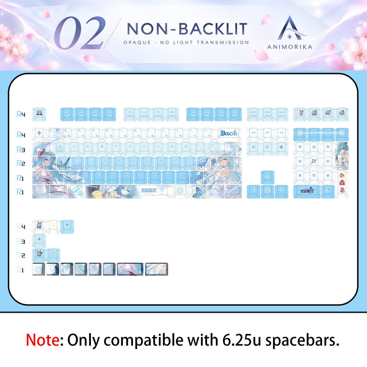 Janus — Azur Lane 122-Key PBT Dye-Sub Keycap Set