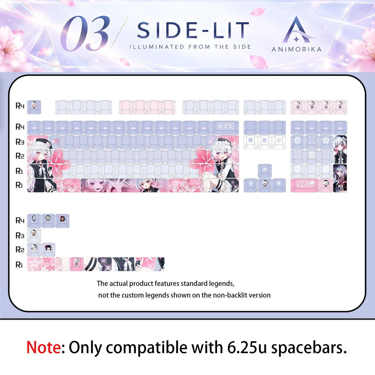 Emma Sakuraba — Magical Girl Witch Trials 122-Key PBT Dye-Sub Keycap Set