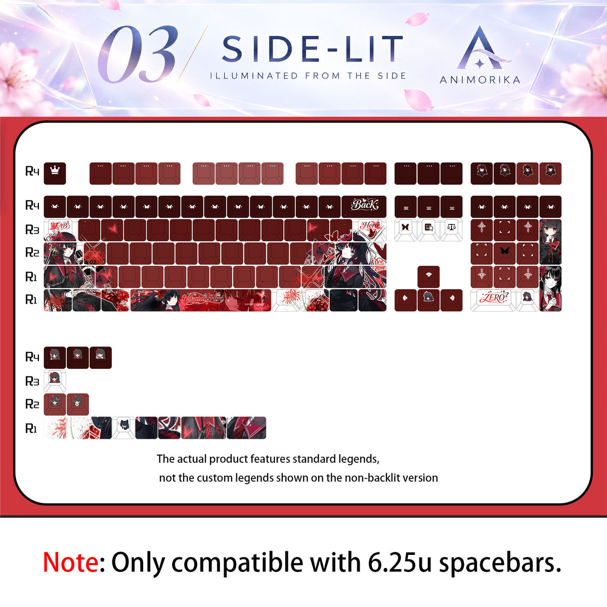 Hiiro Nikaido — Magical Girl Witch Trials 122-Key PBT Dye-Sub Keycap Set