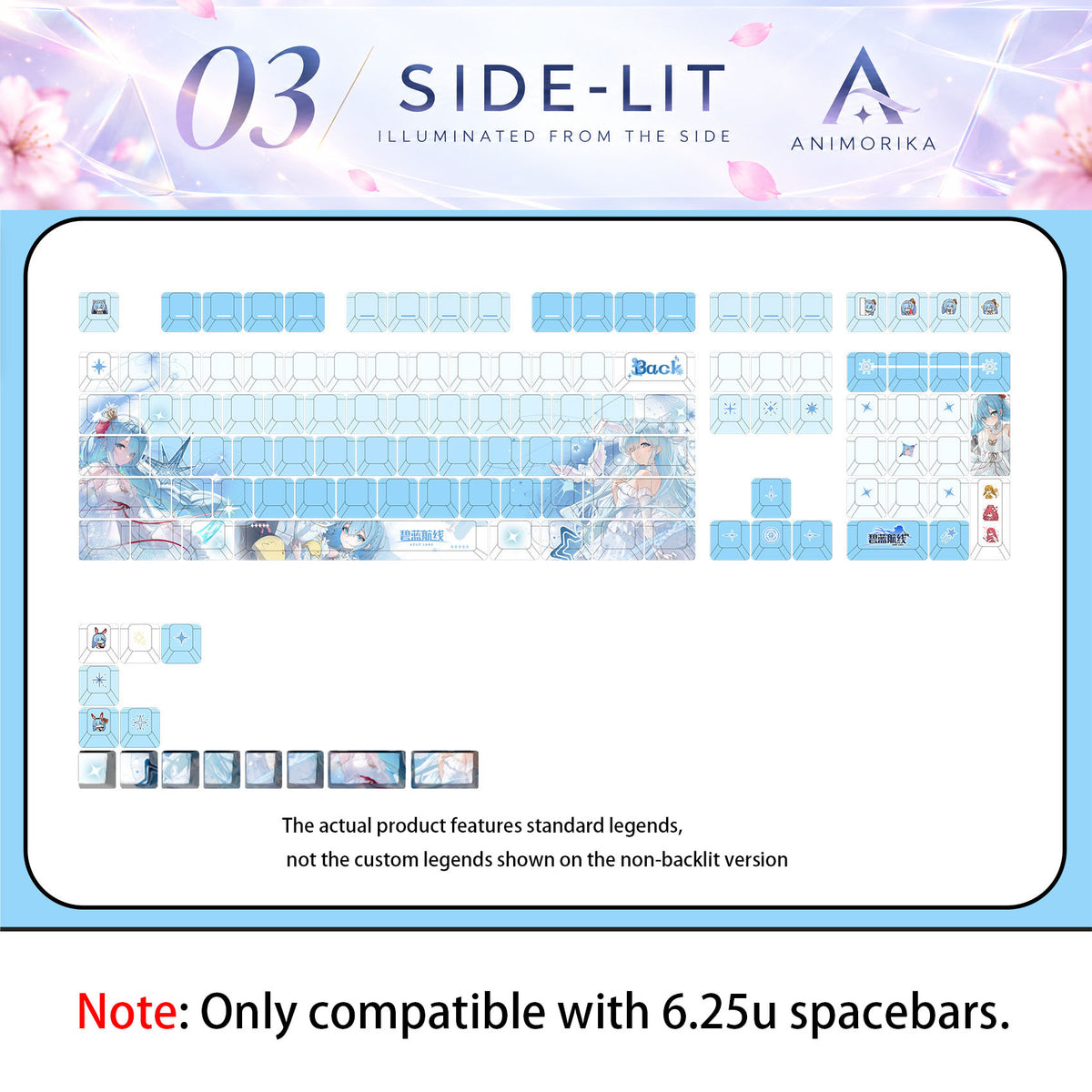 Janus — Azur Lane 122-Key PBT Dye-Sub Keycap Set