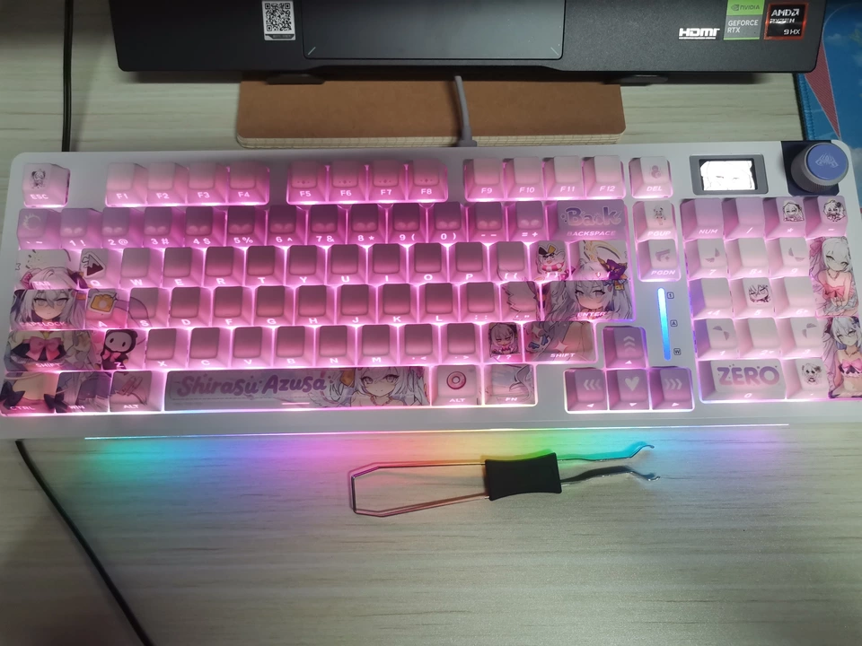 Shirasu Azusa — Blue Archive 122-Key PBT Dye-Sub Keycap Set